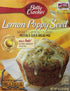 Betty Crocker Lemon Poppy Seed Muffin & Quick Bread Mix 14.5 Oz