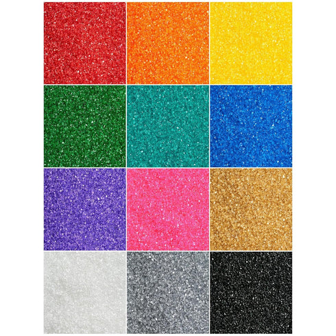 33oz Pack 33 DecoPac Sanding Sugar | Green Edible Sugar Sprinkles | | Edible Sanding Sugar in Handheld Container | Made