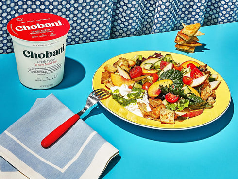 32oz Chobani Whole Milk Plain Greek Yogurt