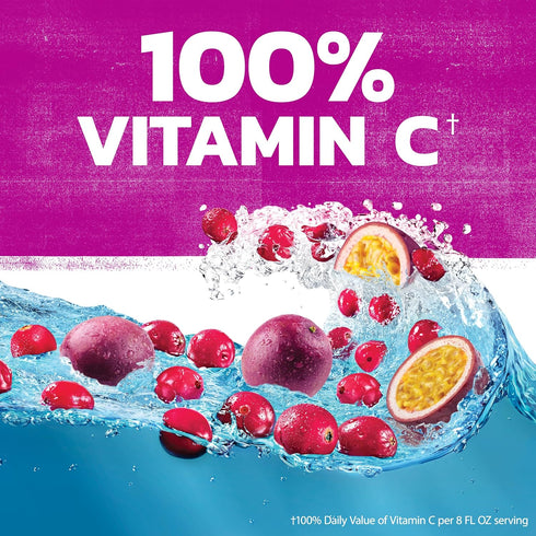 64 Oz Ocean Spray Cran x Passionfruit, Cranberry Passionfruit Juice Drink, Fl Bottle