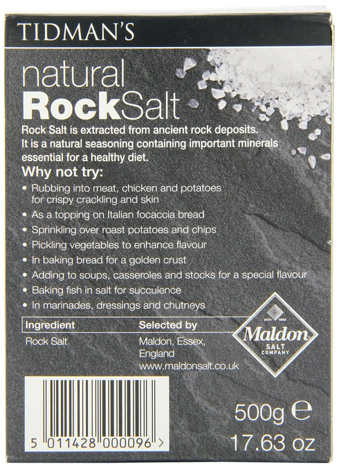 Tidmans 3 17.7 oz Natural Rock Salt - x
