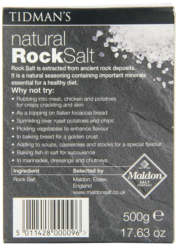 Tidmans 3 17.7 oz Natural Rock Salt - x