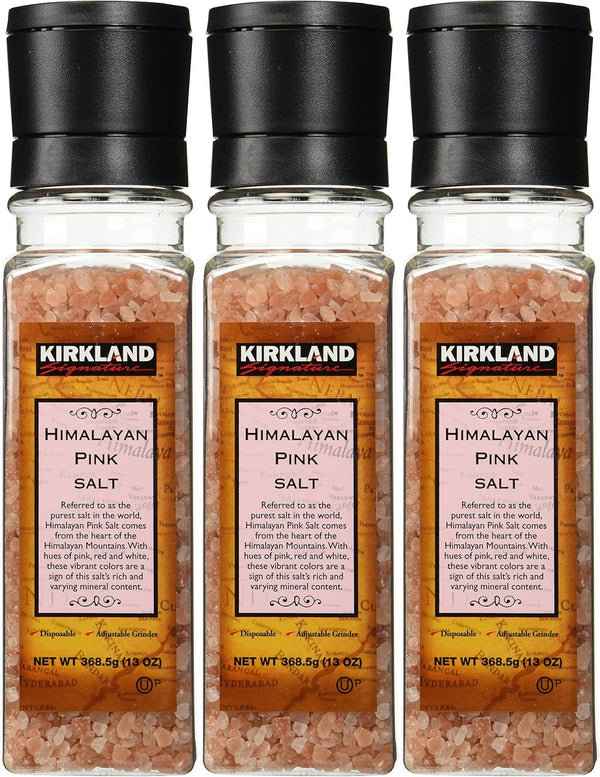 Kirkland Signature Himalayan Pink Salt - Pack of 3 (13 Oz. X 3)