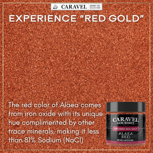Pacific Sea Salts 2-Pack - Hawaiian Alaea Red & Black Lava, Mineral-Rich, 8 oz Total