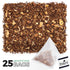 Tealyra Rooibos Coconut Vanilla Chai - 25 Bags, Ginger Cinnamon, Caffeine-Free Herbal Loose Leaf Tea Sachets