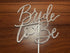 Rose Gold Bride To Be Cake Topper, Bridal Wedding Shower Cake Decorations (Double-sided Glitter)