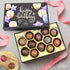 Empire Delights 12 6 oz Happy Birthday Chocolates - Assorted Milk & Dark Chocolate Truffles - Gourmet Box - Birthday