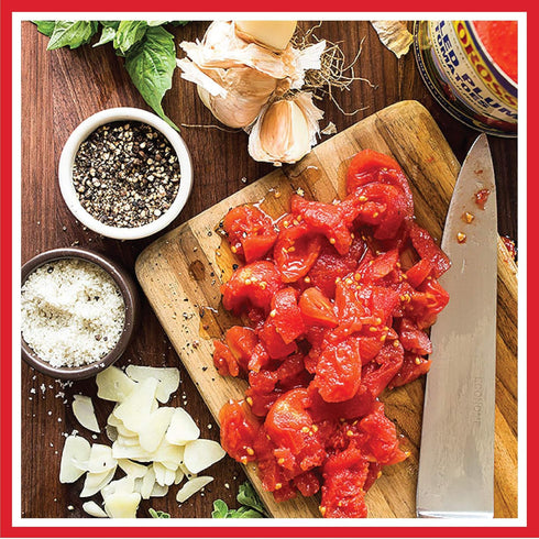 15 6-Pack Tuttorosso Crushed Tomatoes with Basil, Gluten Free and Vegetarian Recipe, Ounce Cans