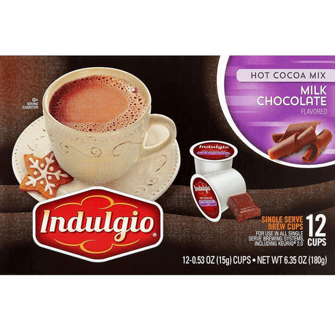 Trilliant Fg013073 Indulgio Milk Chocolate Hot Cocoa Single Serve Brew Cup