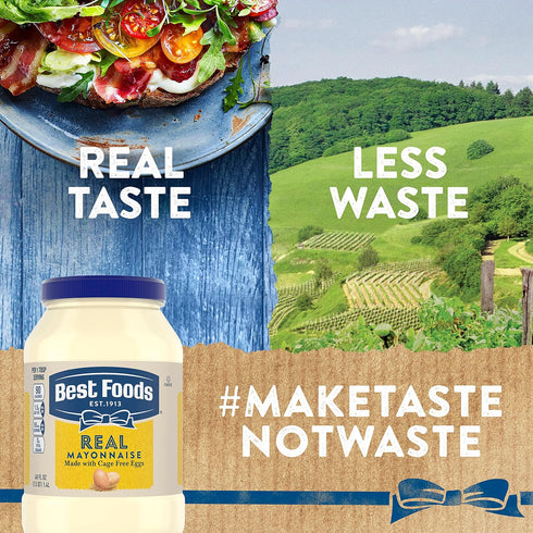 Best Foods 48 oz Pack Real Mayonnaise Gluten Free Twin