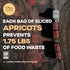 3 oz, Pack 3 Hello! Im Ugly Sliced and Dried Apricots, No Sugar Added Unsulfured Dried Apricots, Upcycled California