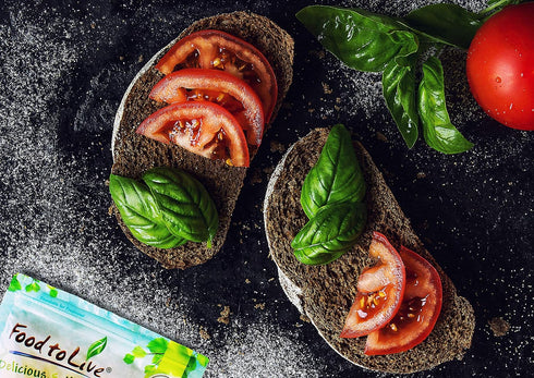 1 Food to Live Organic Dark Rye Flour, Pound Whole Grain, Non-GMO, Stone Ground, Kosher, Raw, Vegan, Bulk, Great
