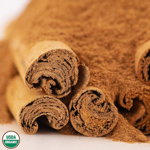 (1LB) 100% Packed Ceylon Cinnamon Powder | CERTIFIED Organic | Freshly Ground Premium Sri Lanka Cinnamon For Exquisite