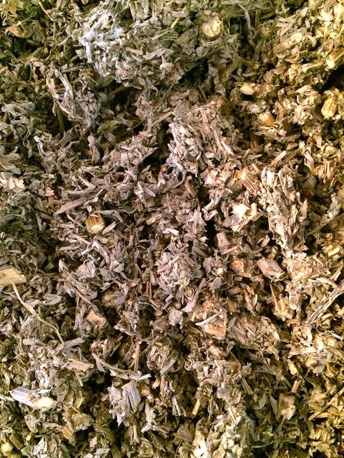 Organic Bio Herbs Premium Dried Wormwood, 100% Natural & Hand-Harvested, Ideal for Herbal Tea, 6 Oz