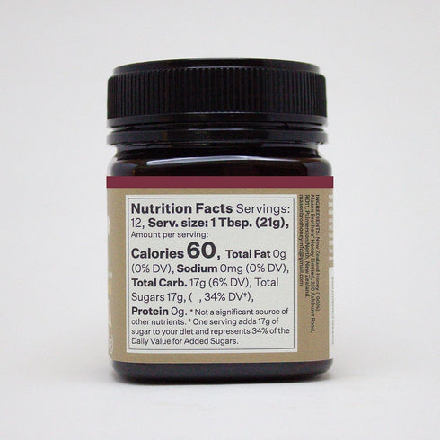 514+ 8.8 oz Mason Brothers Raw Manuka Honey MGO Premium Certified Monofloral New Zealand Manuka Honey, Traceable