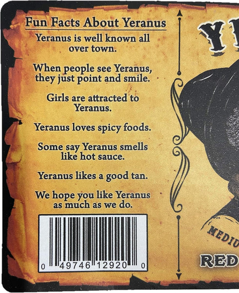 Yeranus Berns Medium Sweet and Smoky Jalapeno Hot Sauce