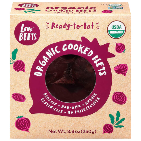 Love Beets Organic Cooked Beets, 8.8 Oz