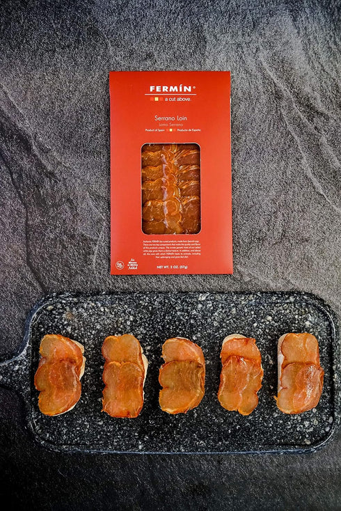 Carmen & Lola Eat Espaa! 6 oz Fermn Sliced Lomo Embuchado Dry-cured Pork Loin