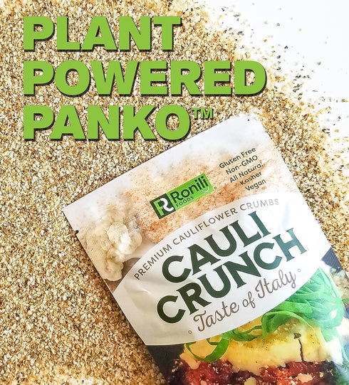 Breadrucmbs, 2-PACK, Cauli Crunch | Italian Cauliflower Gluten Free Bread Crumbs Italian Bread-Free Certified Gluten