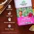 Immune 18 6 Pack Organic India Tulsi Sweet Rose Herbal Tea - Holy Basil Leaf, African Basil, Chamomilie, Lemon Myrtle