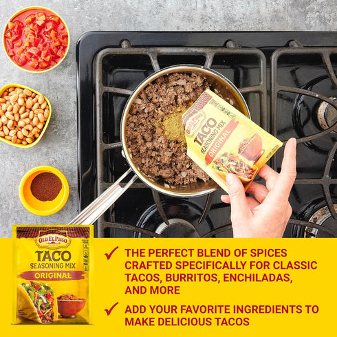 10 Pack, 10 oz Old El Paso Original Taco Seasoning Mix
