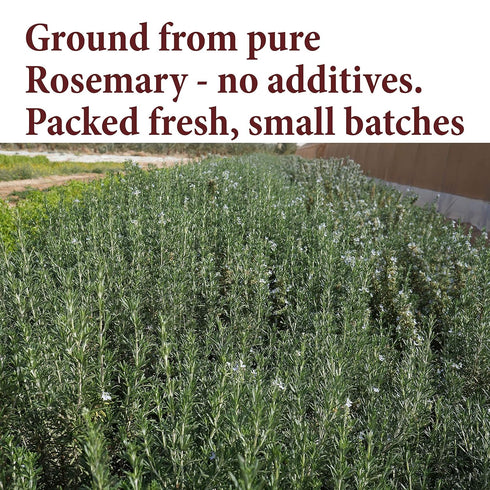 The Spice Way Ground Rosemary - Pure Rosemary Powder from Leaves - 4 oz Resealable Bag