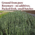 The Spice Way Ground Rosemary - Pure Rosemary Powder from Leaves - 4 oz Resealable Bag
