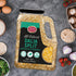 Spicy World 5 LB Daliya Split (Roasted Split Chickpeas Dalia) Bulk Jar - All Natural, Pure, For Chutneys, South Indian