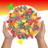 2 Fruit Slices Candy | Pound Bulk Bag | Assorted Sugar Coated Jelly Candies in Strawberry, Orange, Lemon, Grape, Apple