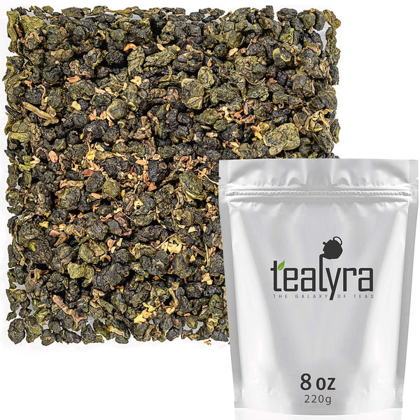 Tealyra - Osmanthus Gui Hua Oolong - Taiwanese Oolong Loose Leaf Tea, Sweet and Aromatic Taste, 220g (8-ounce)