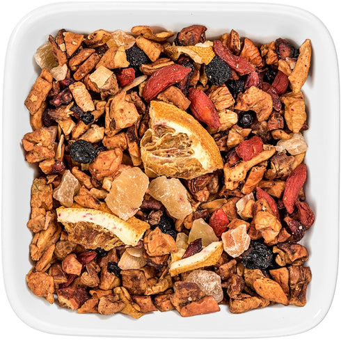 Tealyra Superfruit Mango, Goji Berries, Pineapple, Pomegranate Fruity Herbal Loose Leaf Tea, 112g (4-ounce), No Caffeine