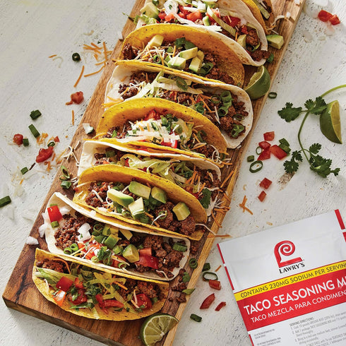 Lawry's Taco Seasoning Mix - 22 oz - Best for Chicken, Beef, Fish, Pork, or Plant-Based Tacos