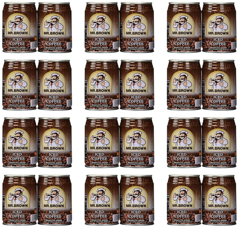 Mr. Brown Iced Coffee, 8.12-Ounce (Pack of 24)