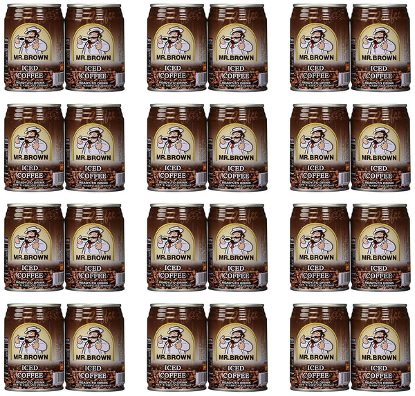 Mr. Brown Iced Coffee, 8.12-Ounce (Pack of 24)