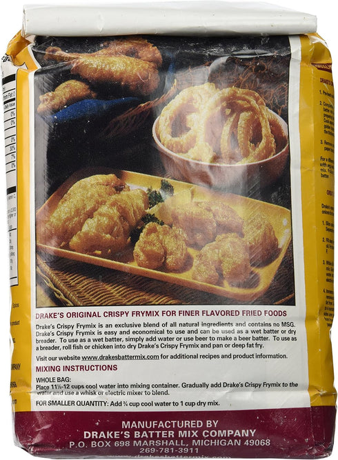 DRAKES() 5lb Drake's Crispy Frymix Bag