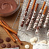 Set, 4-Piece Wilton Light Cocoa and White Candy Melts Candy