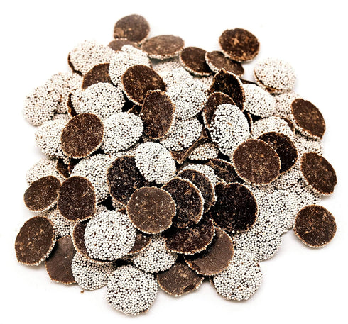 Dark Chocolate Nonpareils 3 LB Resealable Stand Up Bag (approx. 330 pieces)