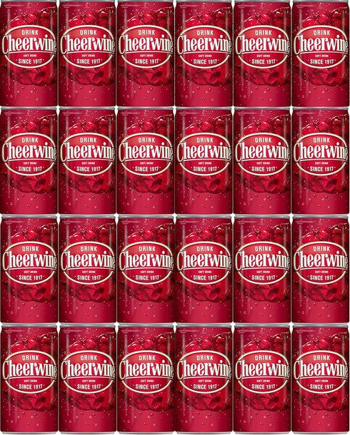 Cheerwine Soda, 7.5 oz can (24 Cans)