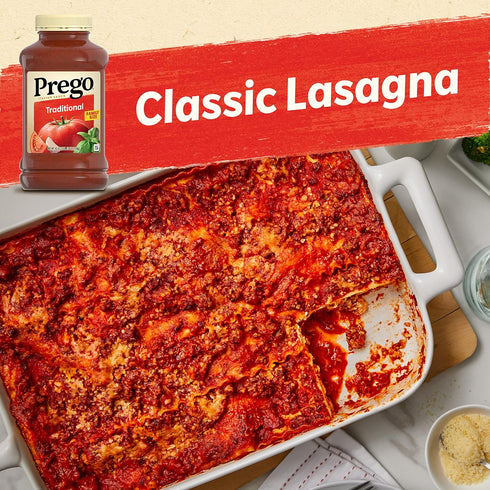 Prego Traditional Pasta Sauce, 45 oz Jar