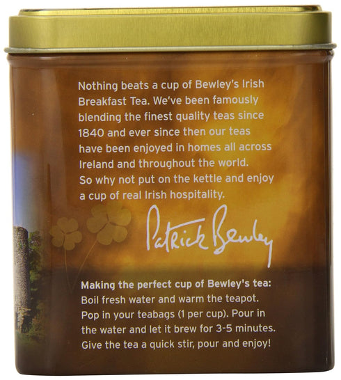 Bewley's 30-Count Irish Breakfast Tea Tin