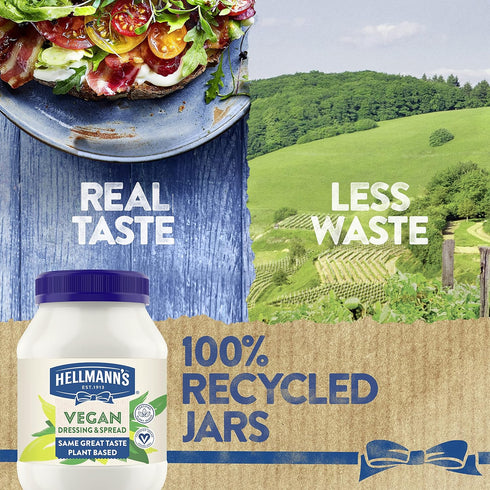 1 24 oz Hellmann's Vegan Dressing and Spread Vegan ct For a Creamy Sandwich Spread or Condiment Same Great Taste, Plant