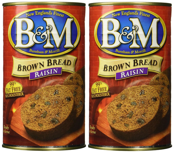 B&M B & M BREAD BROWN RAISIN, 16 oz (Pack of 2)
