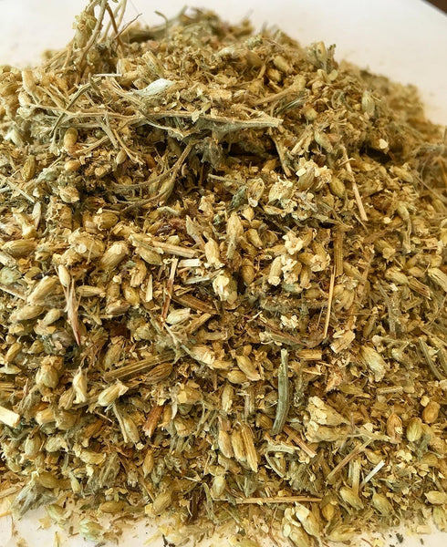 Organic Bio Herbs-Organic Dried Yarrow Cut (Achillea Millefolium) 2 Oz.