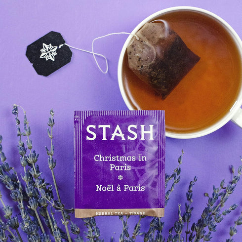 18 Count (Pack 6) 108 Stash Tea Christmas in Paris Herbal Tea - Non-GMO Project Verified Premium Tea with No Artificial