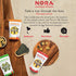 Original Crispy Seaweed Snacks by Nora - Low-Carb Healthy Snacks, Thick Nori Sheets, Vegan, Gluten-Free, 12-Pack