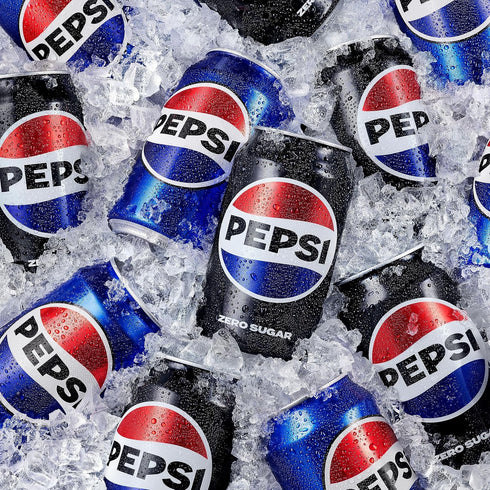 7.5 packs 10) Diet Pepsi Soda, Ounce Mini Cans, (Two